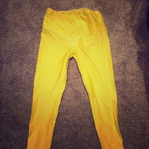 Neon yellow Goldsheep leggings